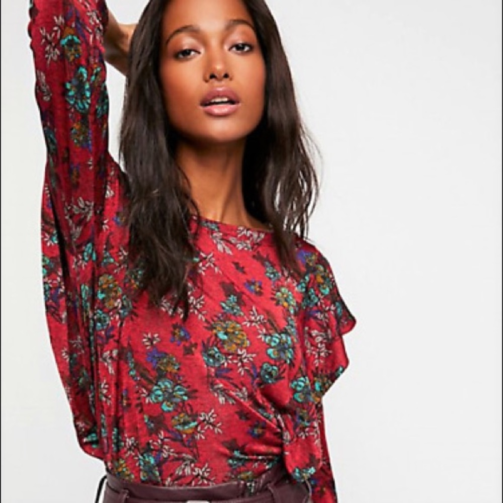 Free people Dock Street Floral top